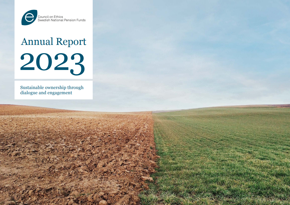 Framsida AP3 halvårsrapport 2020Frontpage Etradet annualReport2020_eng